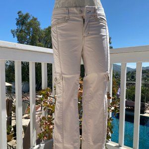 WHBM Blanc cream cargo, diamonds